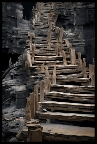 Plakat 40x60cm Schody do Nieznanego na Arena.pl