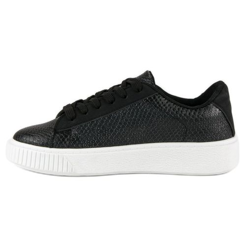 Czarne Trampki Snake Print r.41 na Arena.pl