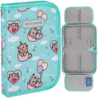ASTRABAG Piórnik Kitty's World - Stylowy dwuklapkowy towarzysz kreatywności