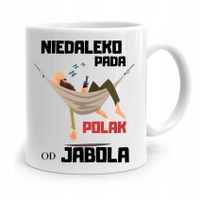 Kubek Śmieszny Zabawny Niedaleko Pada Polak Jabol Z Nadrukiem Ze Zdjęciem