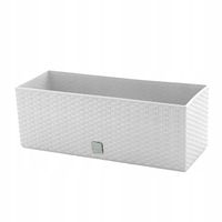 Doniczka samonawadniająca RATO Case DRTC500 | Biały, Kształt Prostokątny, Wymiary 19.2x50x18.6 cm, Kolor Biały, Prosperplast