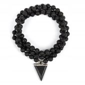 Naszyjnik Mala myga czarna lawa