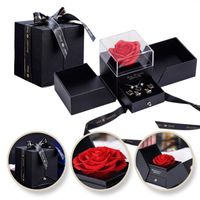 pudełeczko walentynkowe na biżuterię mydlana wieczna róża pdoz17cz