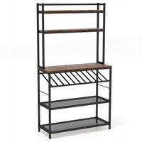 Szafka kuchenna Costway dąb rustykalny 35 x 90 x 165 cm