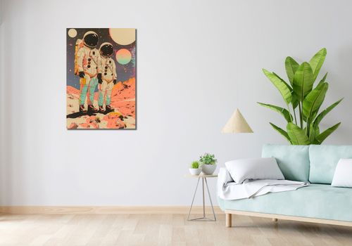 Obraz 60x90cm Astrounauci Kosmonauci na Arena.pl
