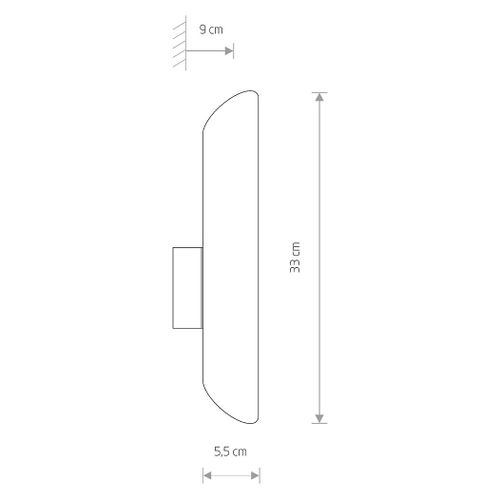 Nowoczesna LAMPA ścienna EYE WALL 7993 Nowodvorski metalowy kinkiet do sypialni biały na Arena.pl