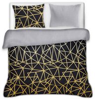 Pościel Flanelowa 200x220 Grafitowo-szara 22629 200x220