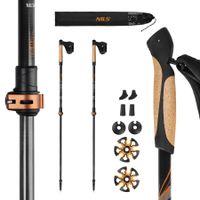 Kije Nordic Walking Profesjonalne Węglowe Korek NW8613