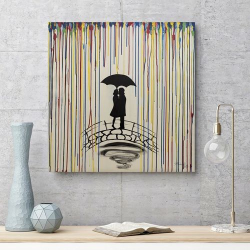 Deco Panel, Para pod parasolem abstrakcja 40x40 na Arena.pl