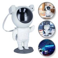 projektor gwiazd nieba led astronauta lampka nocna na pilot, 21,5 cm lamp42