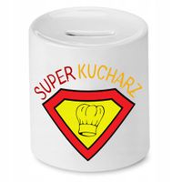 Skarbonka Dla Kucharza Super Kucharz Prezent Z Nadrukiem Ze Zdjęciem