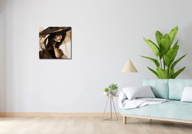 Obraz 50x50cm Skrywająca się Tajemniczość zdjęcie 2