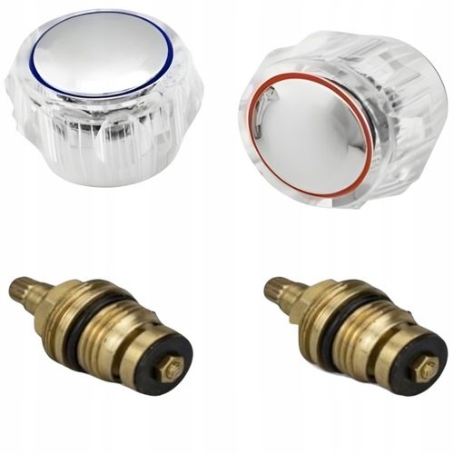 GŁOWICA DO BATERII 1/2 + POKRĘTŁA 2 KPL | uniwersalna suwakowa 15 na Arena.pl