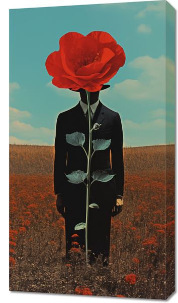 Obraz 50x90cm Obserwator zza Maku zdjęcie 1