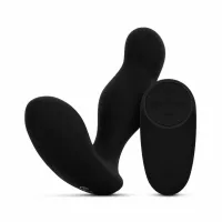 sway prostate model black - wibrujący masażer z pilotem bezprzewodowym