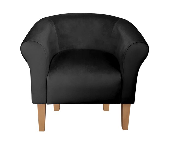 Fotel Milo nogi 20cm buk czarny MG19 zdjęcie 2