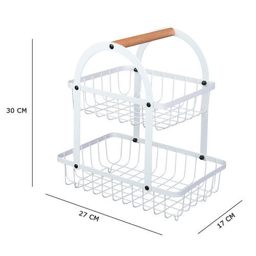 koszyk piętrowy na owoce przyprawy loft e-8111 na Arena.pl
