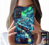 ETUI DO SAMSUNG GALAXY A71 - POCIĄG, EKSPRES ŚWIĄTECZNY WZORY + SZKŁO