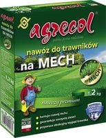 nawóz do trawy z mchem zwalczający mech mineralny granulat 1,2kg agrecol