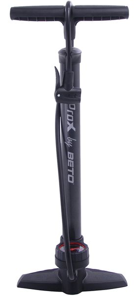 Pompka rowerowa Beto podłogowa CMP-151SG1 ciemno szary + manometr zdjęcie 1