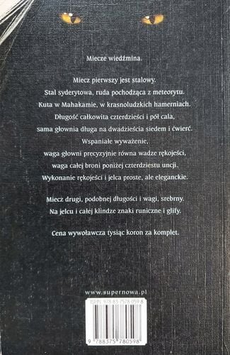 WIEDŹMIN tom 8 SEZON BURZ Andrzej Sapkowski na Arena.pl