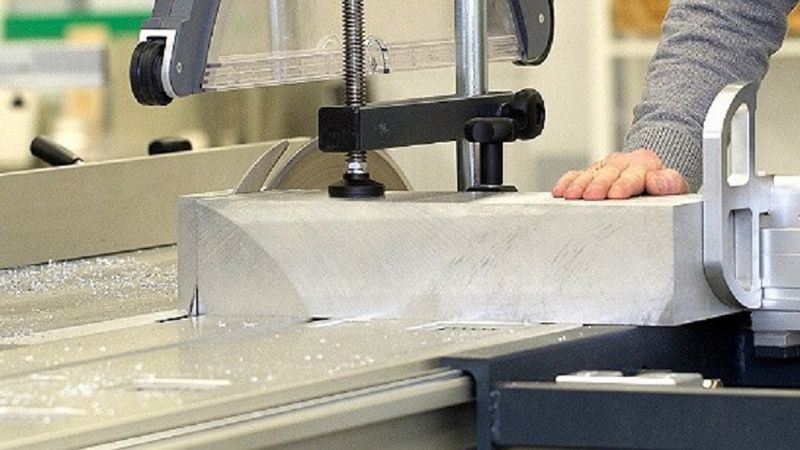 Piła formatowa F45 system ochrony dłoni HandGuard formatówka pilarka zdjęcie 12