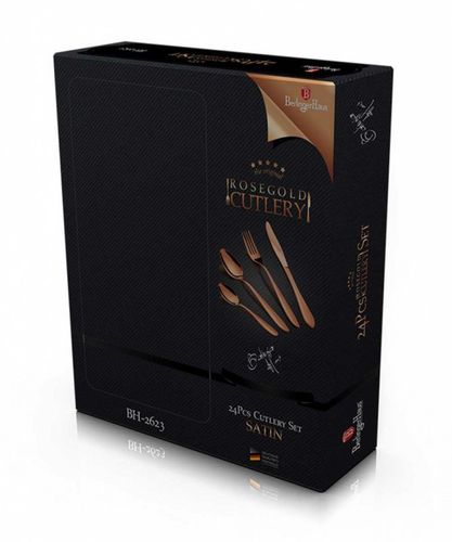 sztućce 24 elem. berlinger haus bh-2623 rose gold na Arena.pl