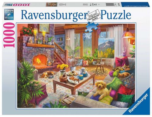 Puzzle 1000 Elementów Przytulny Pokój na Arena.pl