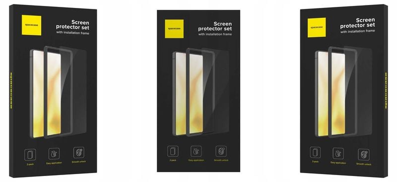Spacecase Screen Protector Set Clear Galaxy S24+/S25+ zdjęcie 10