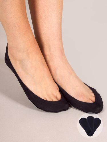 Skarpety stopki damskie prążkowane z ABS wycięte czarne 3PAK 36-41 na Arena.pl