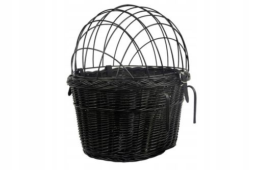 KOSZ na rower KOSZYK wiklinowy z kratką dla psa na Arena.pl