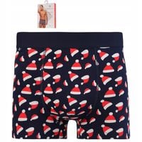 Bokserki Męskie Bawełna W Świąteczne WZORY NA PREZENT DLA NIEGO MORAJ - M