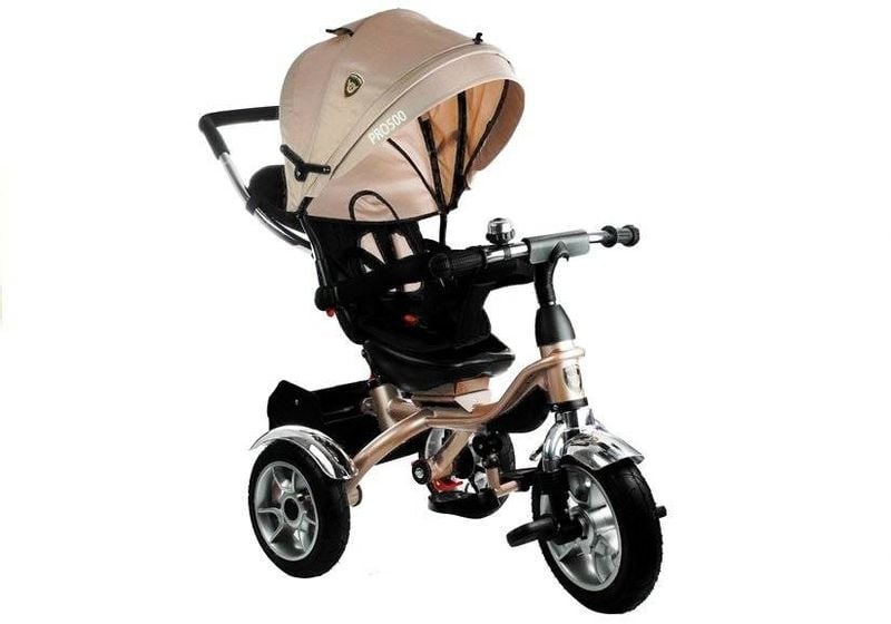 Rower Trójkołowy PRO500 Kremowy zdjęcie 2