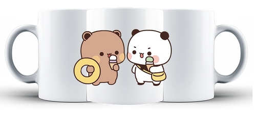 Kubek ceramiczny Bubu Loves Dudu na Arena.pl