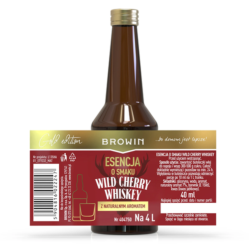 Esencja o smaku Wild Cherry Whiskey 40 ml na Arena.pl