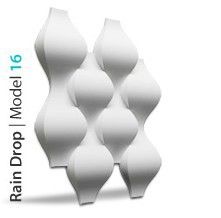 Loft Design System - Dekor 16 Raindrop - Panel dekoracyjny ścienny 3D na Arena.pl