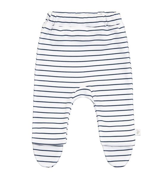 Półśpioch bawełniany biały w paski 56 zdjęcie 1