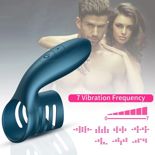 Wibrator-Silicone Ring Blue USB 7 Function na Arena.pl