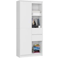 REGAŁ BIUROWY R 80 cm CLP R15 BIAŁY