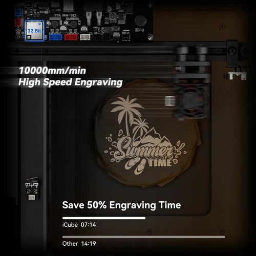 Grawerka laserowa Micro Desktop 10000mm/min SCULPFUN iCube Pro 5W 130*130mm na Arena.pl
