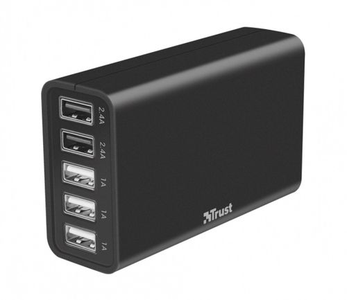 Trust Ultraszybka ładowarka 5 USB na Arena.pl