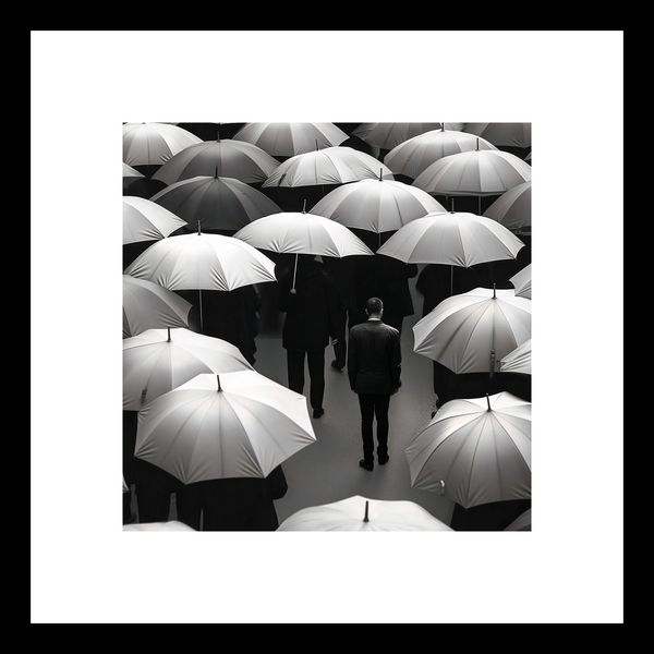 Plakat 20x20cm Samotność w Tłumie zdjęcie 3