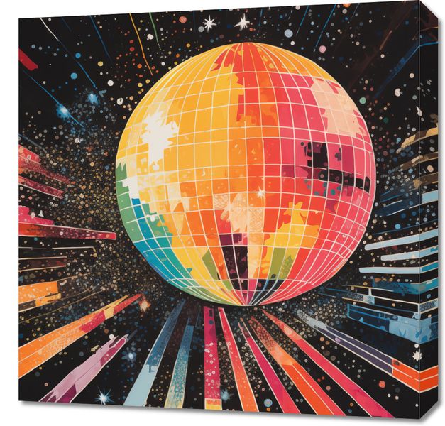 Obraz 60x60cm Disco Gra! zdjęcie 1