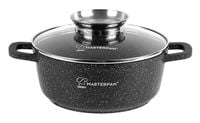 Garnek marmurkowy 26 cm, 5,5L z pokrywką i systemem Aroma Knob
