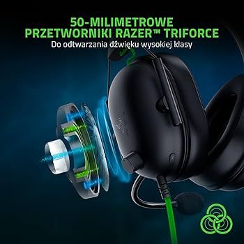 Słuchawki Gamingowe Razer BlackShark V2 X Czarne na Arena.pl
