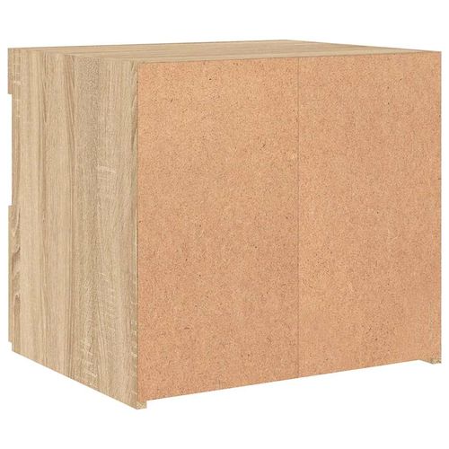 Szafka nocna z oświetleniem LED, dąb sonoma, 50x40x45 cm na Arena.pl