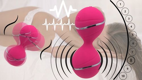 Wibrujące STYMULUJĄCE KULKI GEJSZY z pilotem MASAŻER 10 TRYBÓW WIBRACJI na Arena.pl