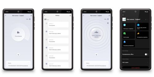 Inteligentny Detektor Deszczu Zraszania Bezprzewodowy Czujnik Zigbee Tuya na Arena.pl