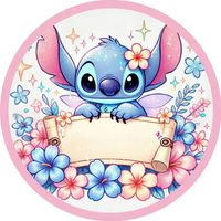 Opłatek na tort Urodziny Lilo Stich Postacie Tekst