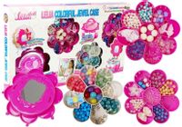 Zestaw Koralików do Biżuterii DIY Składane Pudełko z Lusterkiem